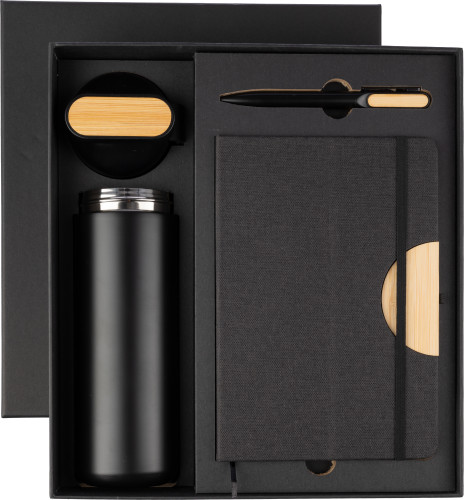 Caja de Regalo de Cartón Negro - Torre la Ribera