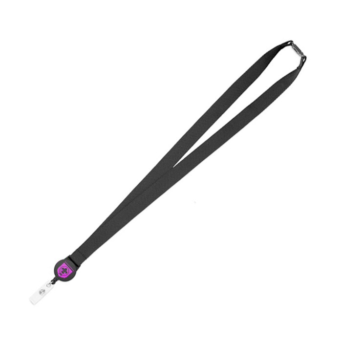 Cordón de Poliéster con Porta-insignia Retráctil - La Nou de Berguedà