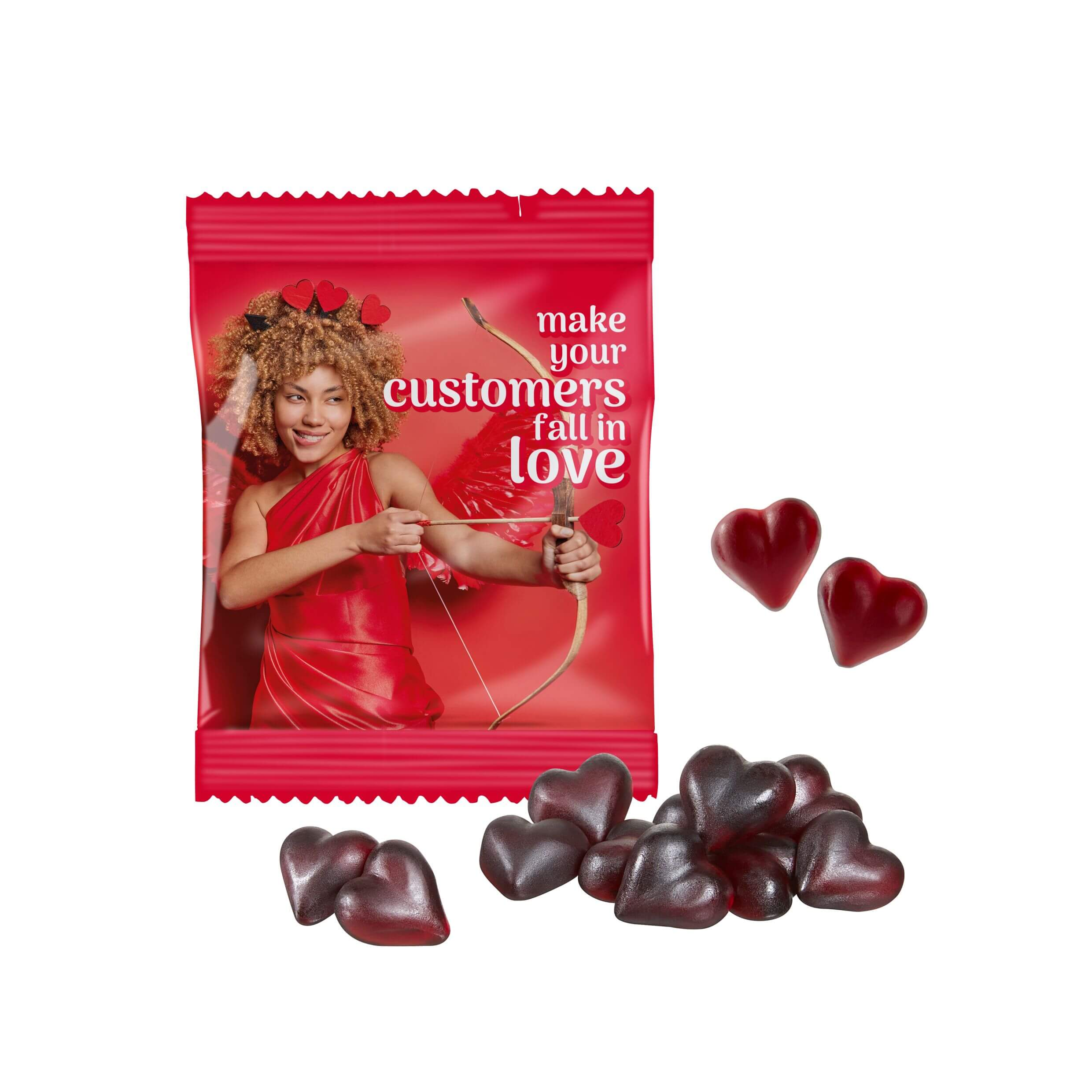 Corazones de Néctar de Cassis - Balearen impreso con logotipo