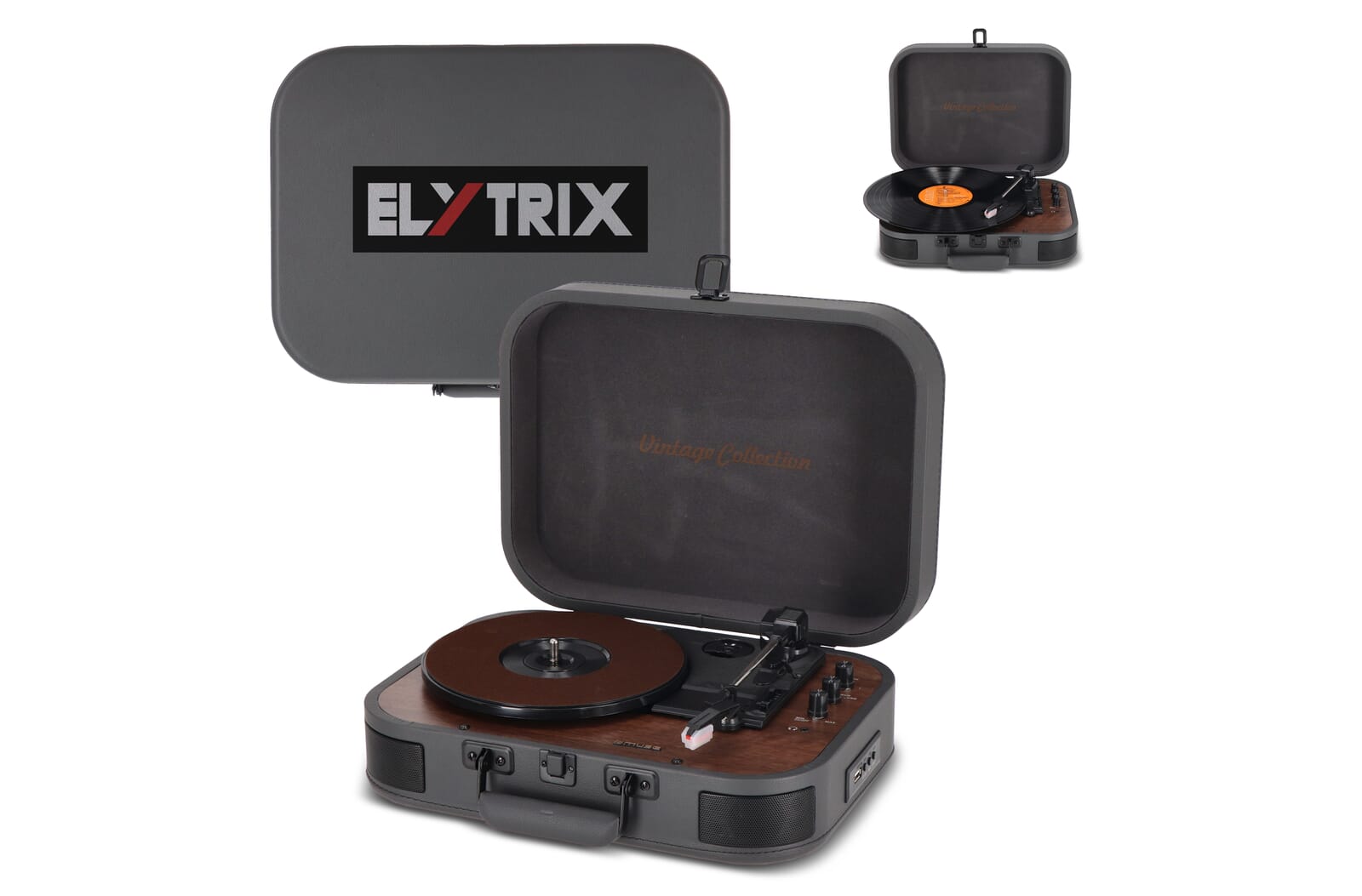 Muse Tocadiscos Vintage con Bluetooth - Escañuela