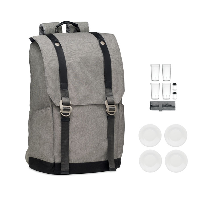 Mochila de picnic para 4 personas con compartimento de enfriamiento - Belchite