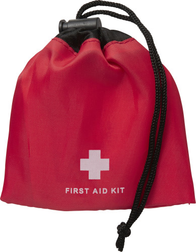 Kit de primeros auxilios en bolsa de poliéster con cordón - Sant Joan de Labritja