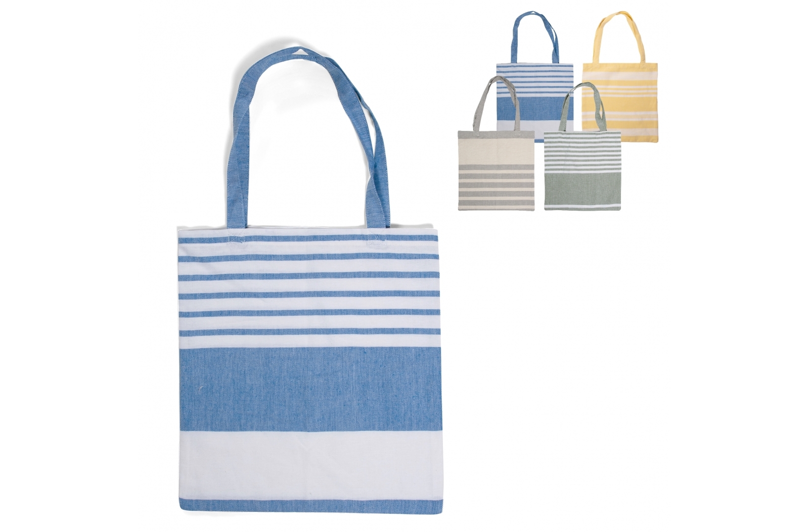 Toalla de Algodón Orgánico a Rayas - Cabanas