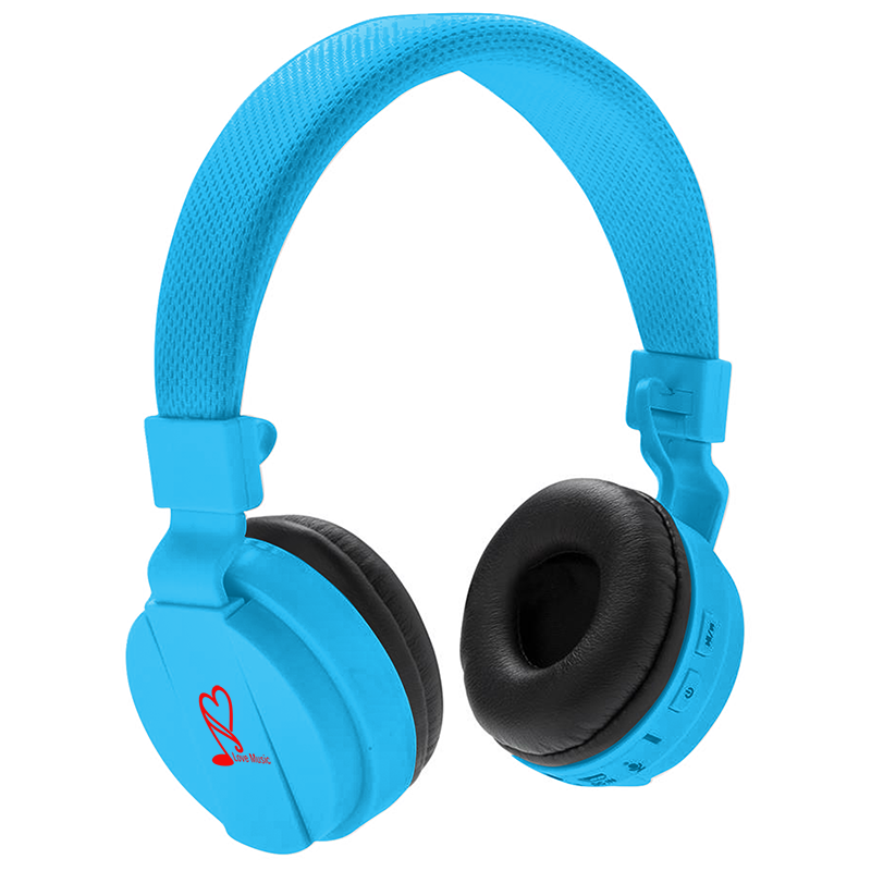 Auriculares Inalámbricos Plegables - Ibieca impreso con logotipo