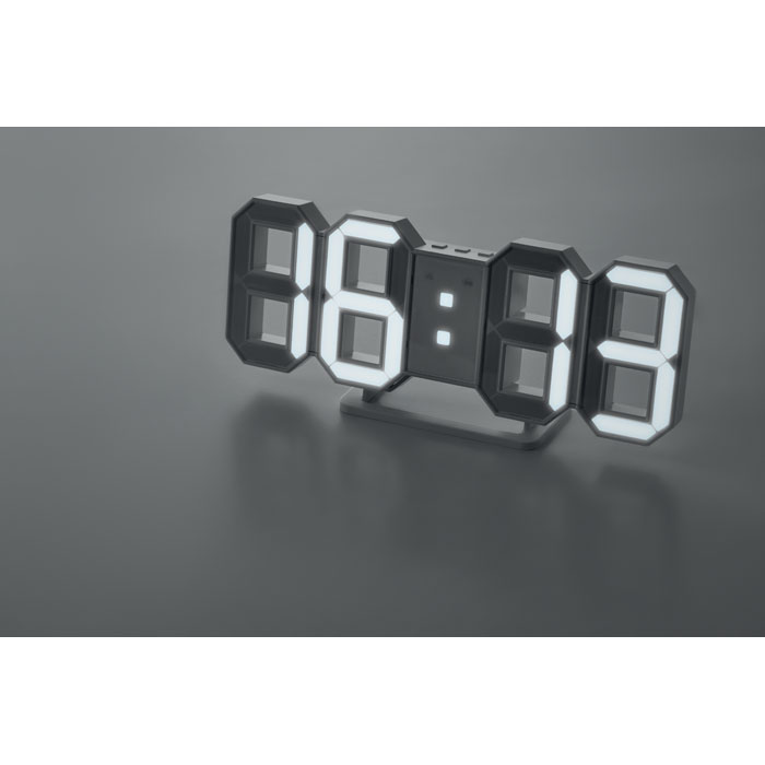 Reloj de Alarma Digital LED de Pared con Adaptador de CA - Monda