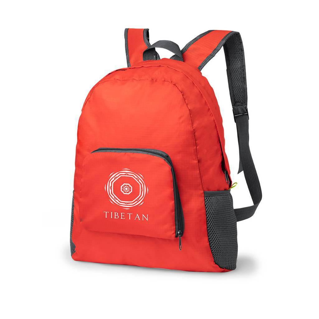 Mochila Plegable de Ripstop - Pruna