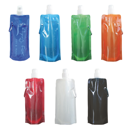 Bolsa de Agua con Mosquetón Portátil 500ml  - Mairena del Aljarafe