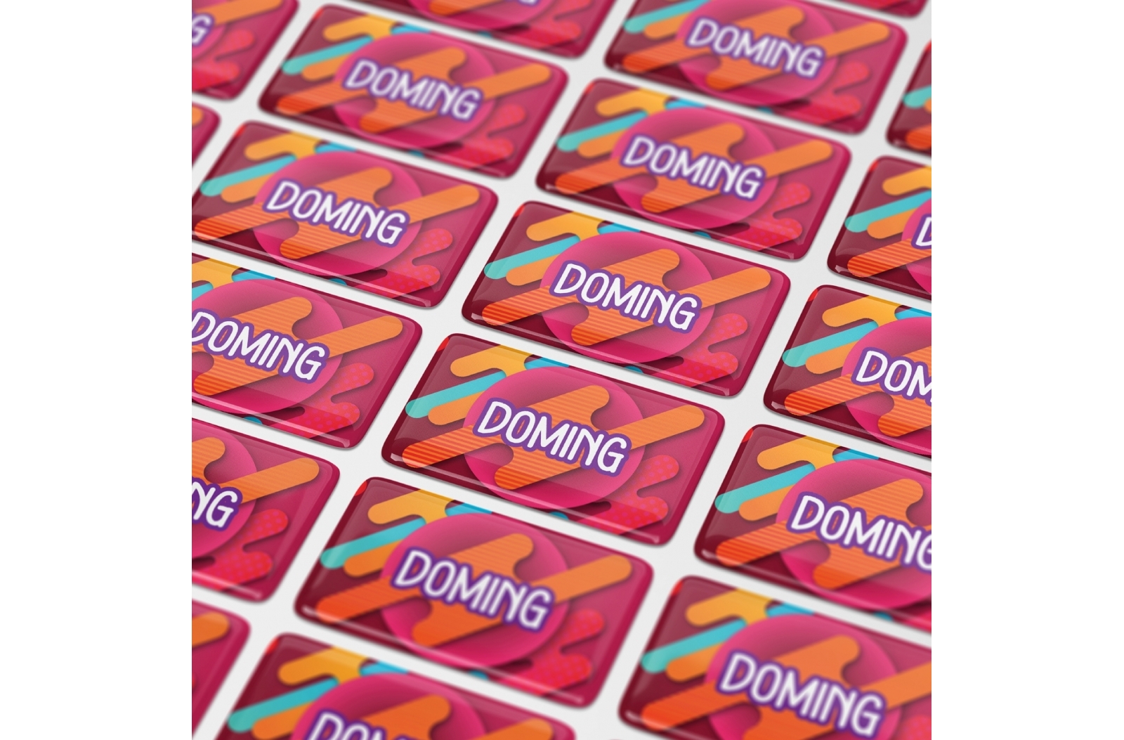 Doming Rectangle 40x20 mm