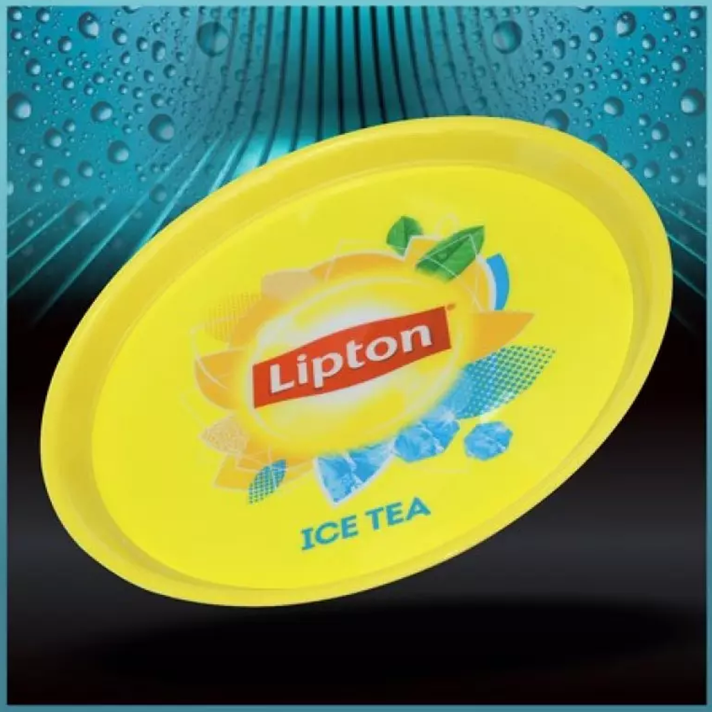 Bandeja redonda de 370x25