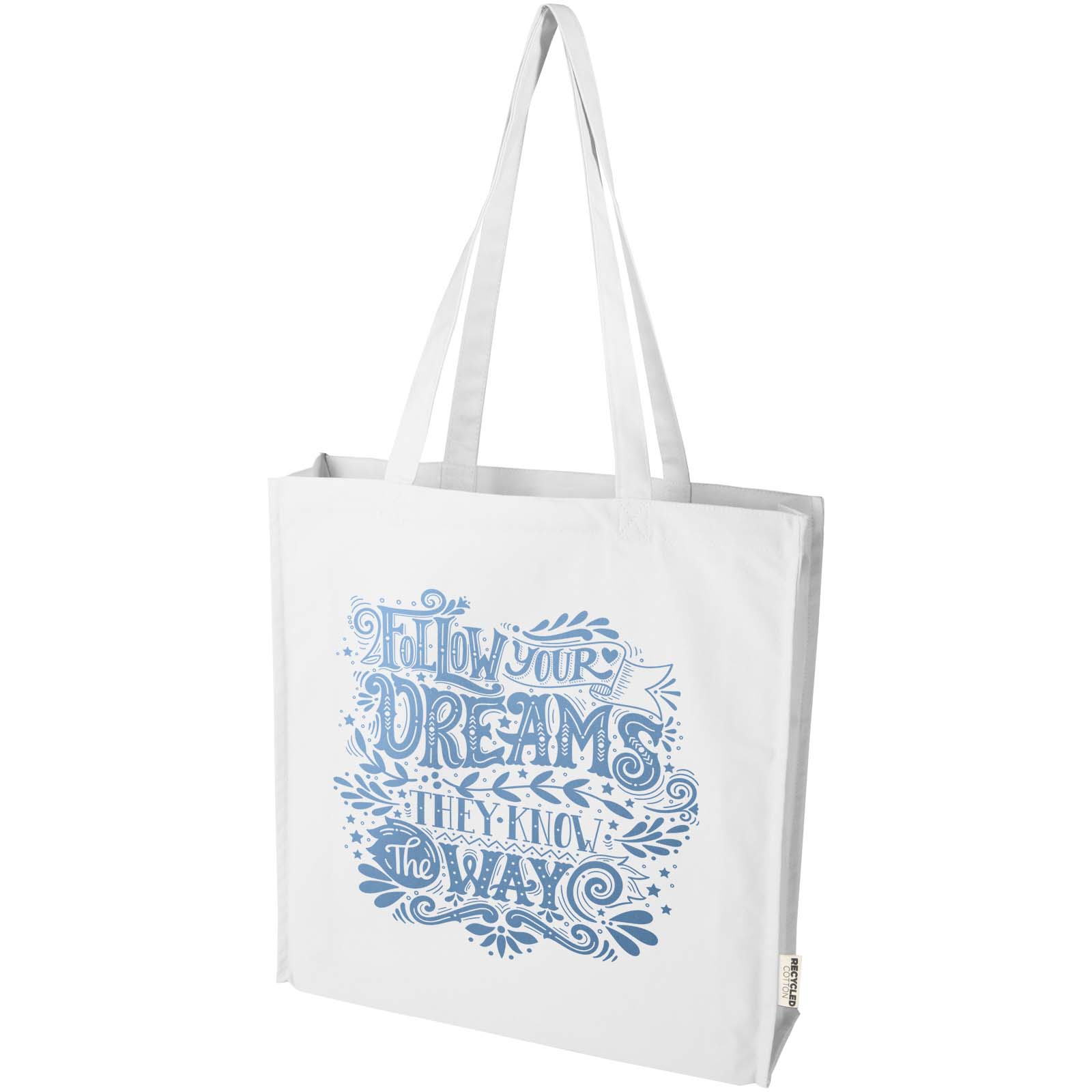 Bolsa de asa larga reciclada 270 g/m² 14L - Peal de Becerro