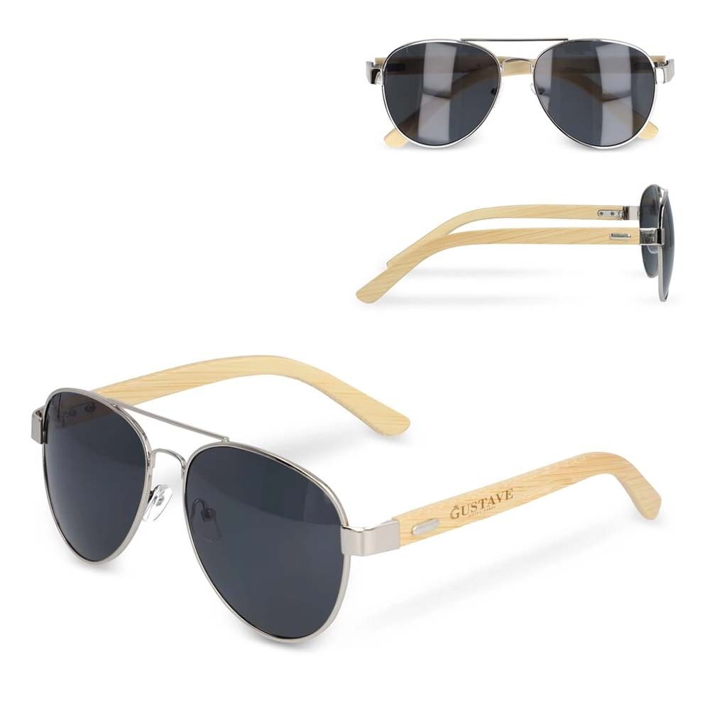 Gafas de sol aviador de bambú - Moià