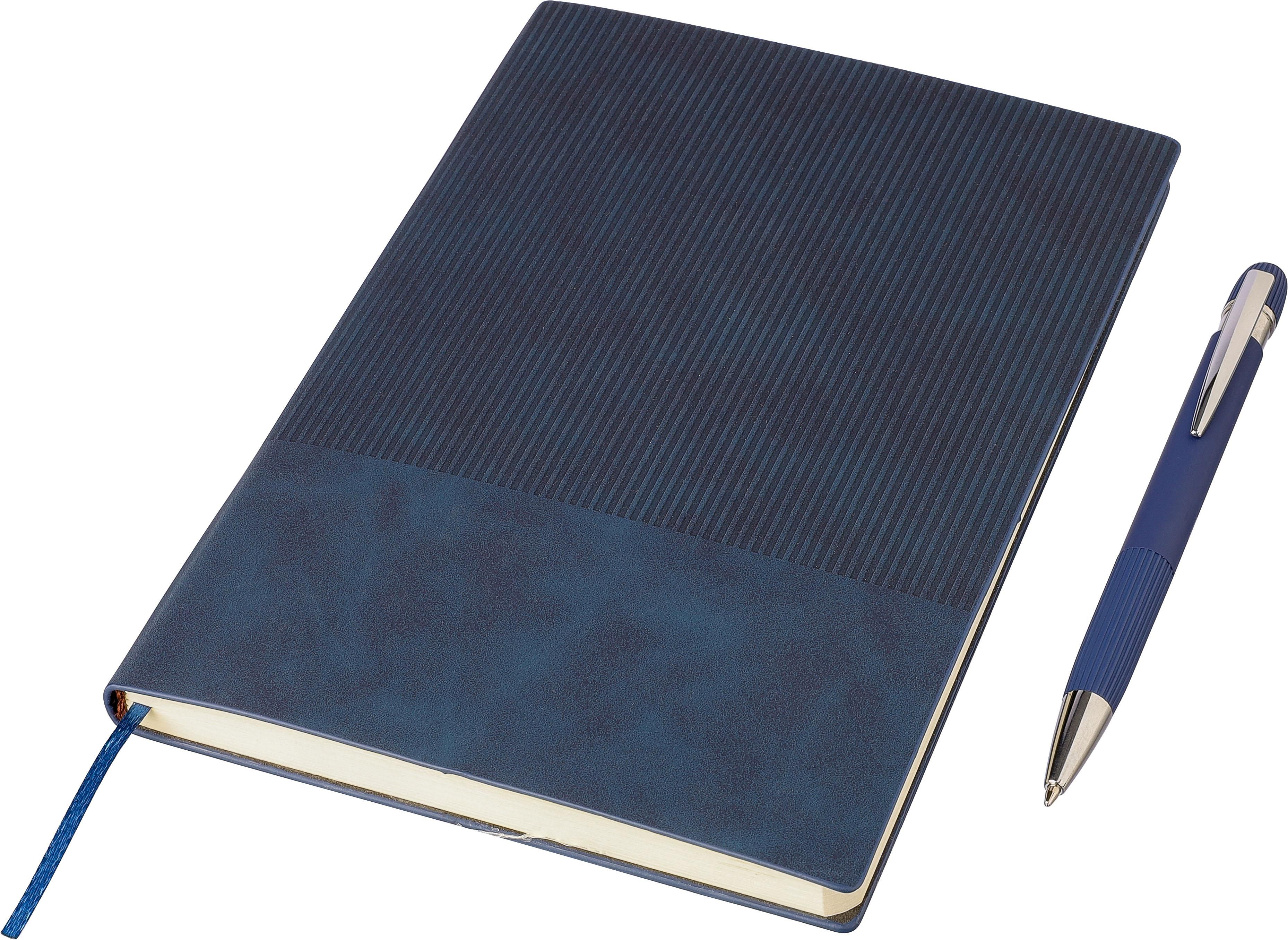 Conjunto de Libreta y Bolígrafo Reciclados EcoStyle - Marjaliza