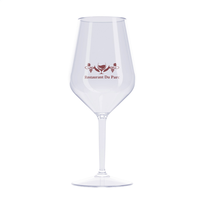Copa de vino de plástico Tritan Copolyester sin BPA de HappyGlass 460ml - Aldeanueva de San Bartolomé