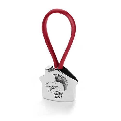 Llavero de Metal con Diseño 3D para el Hogar - Carrizosa