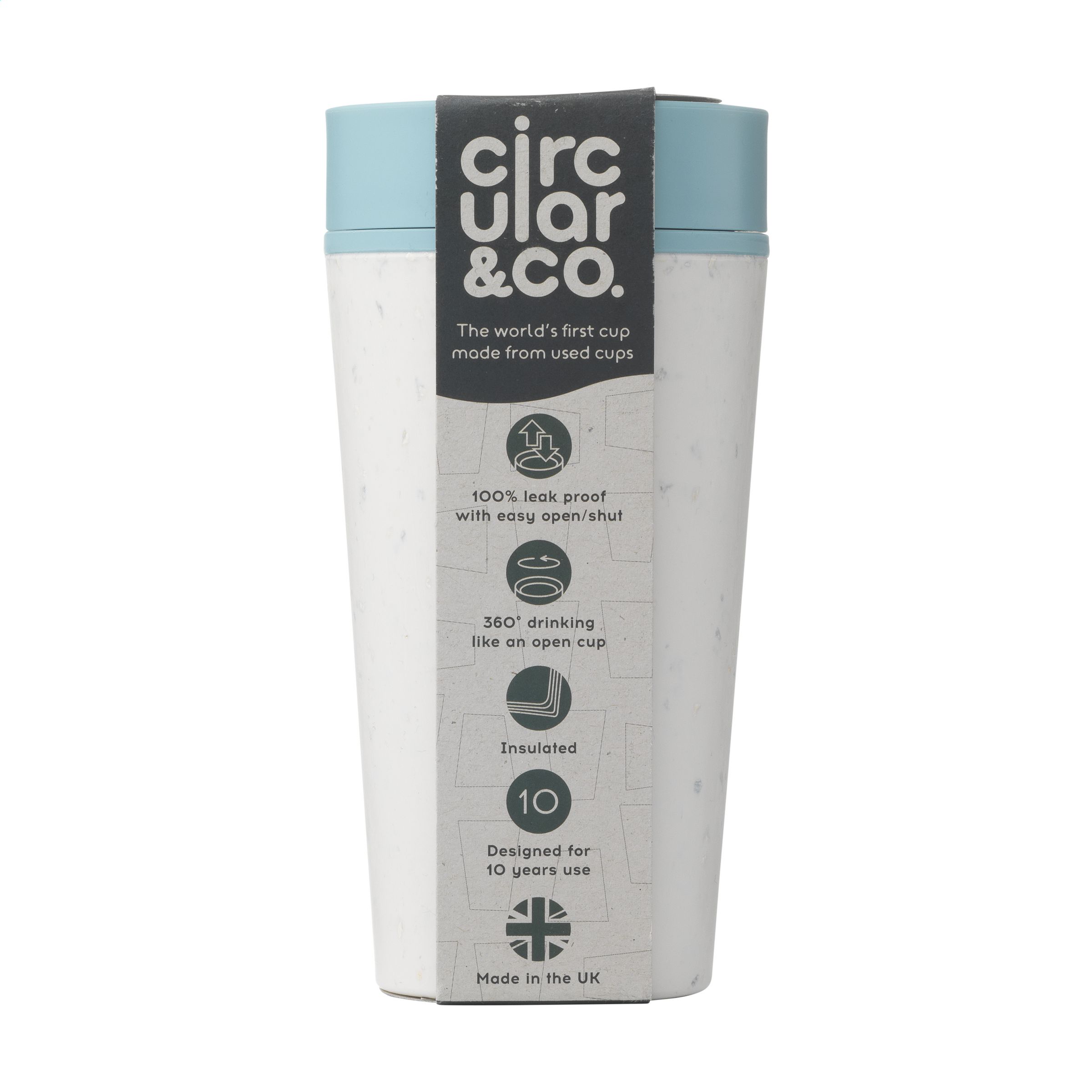 Taza de café reciclada Circular&Co 340 ml