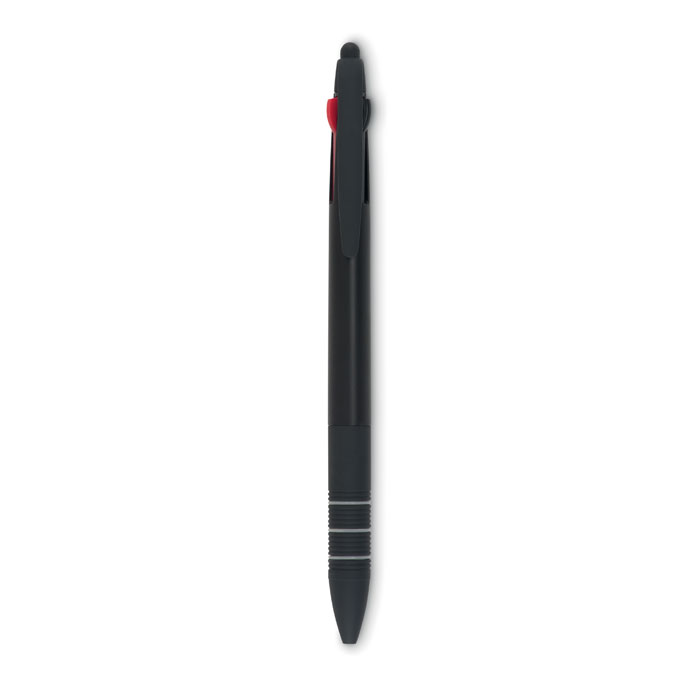 Bolígrafo ABS de 3 colores de tinta con stylus - Benadalid