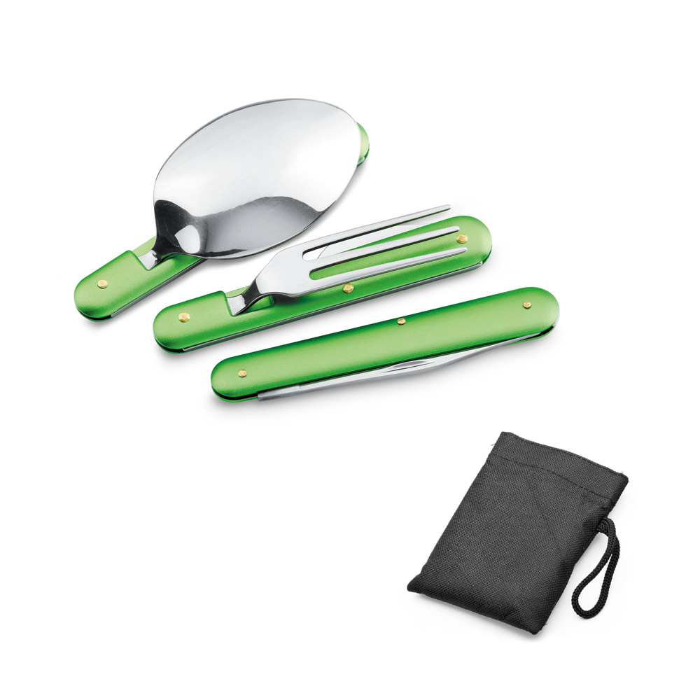 Set de Cubiertos de Acero Inoxidable Plegables Fold-N-Go - Flimwell - San Cristóbal de La Laguna