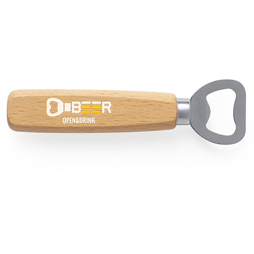 Abrebotellas de Acero Inoxidable con Núcleo de Madera de Haya - Santa Coloma de Cervelló