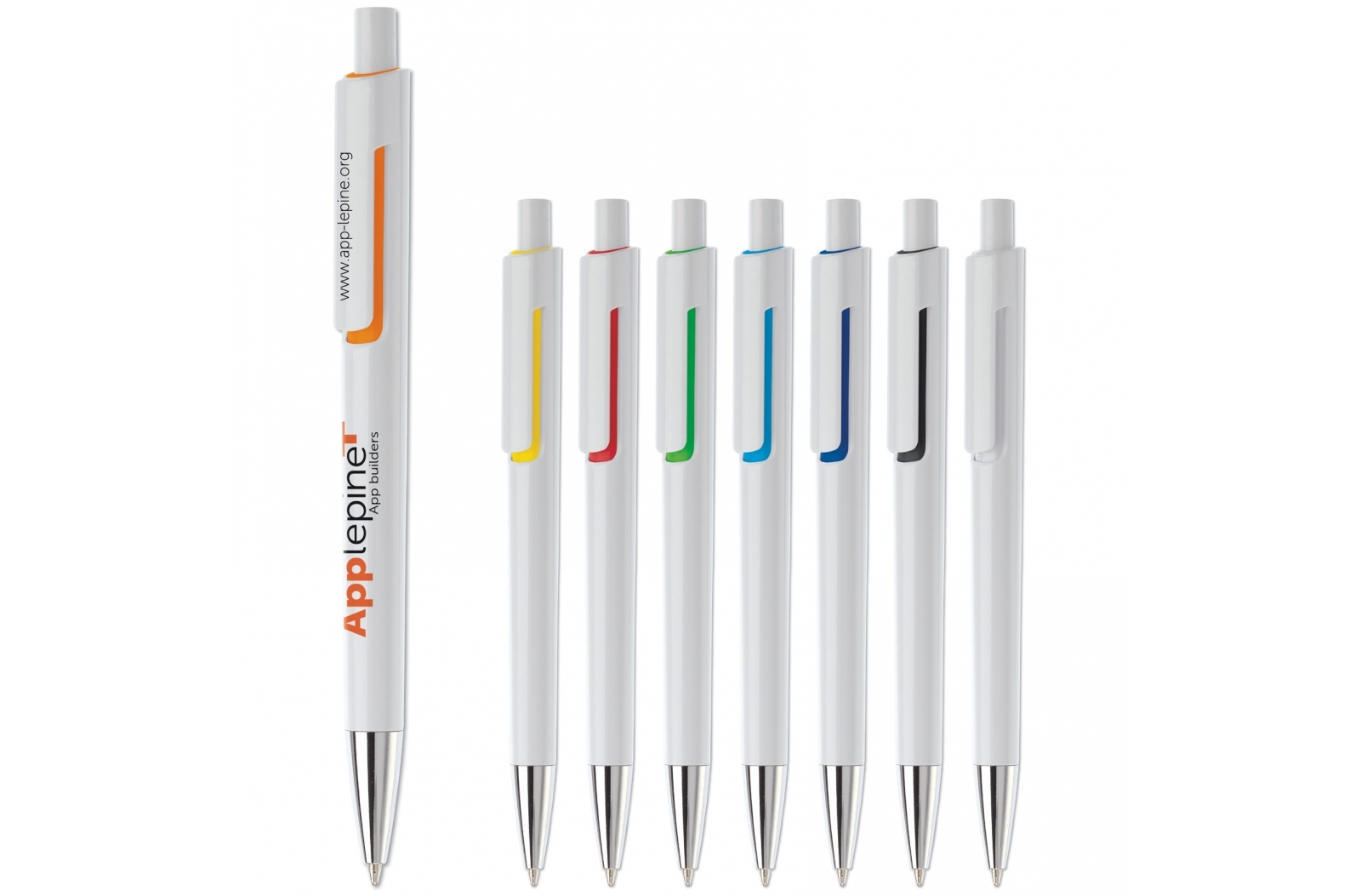 Bolígrafo de mecanismo de empuje con punta de metal - Las Herencias