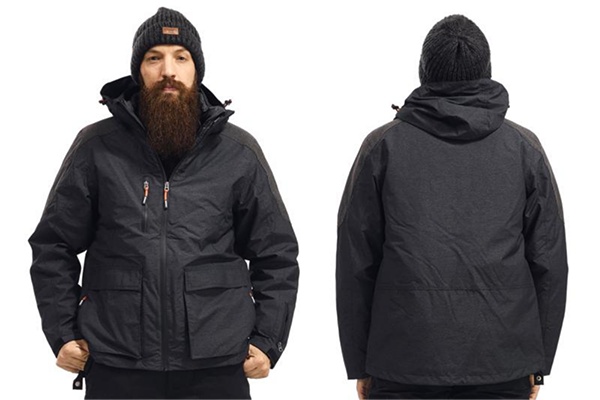 Chaqueta impermeable y transpirable 3-en-1 con múltiples bolsillos - Albelda