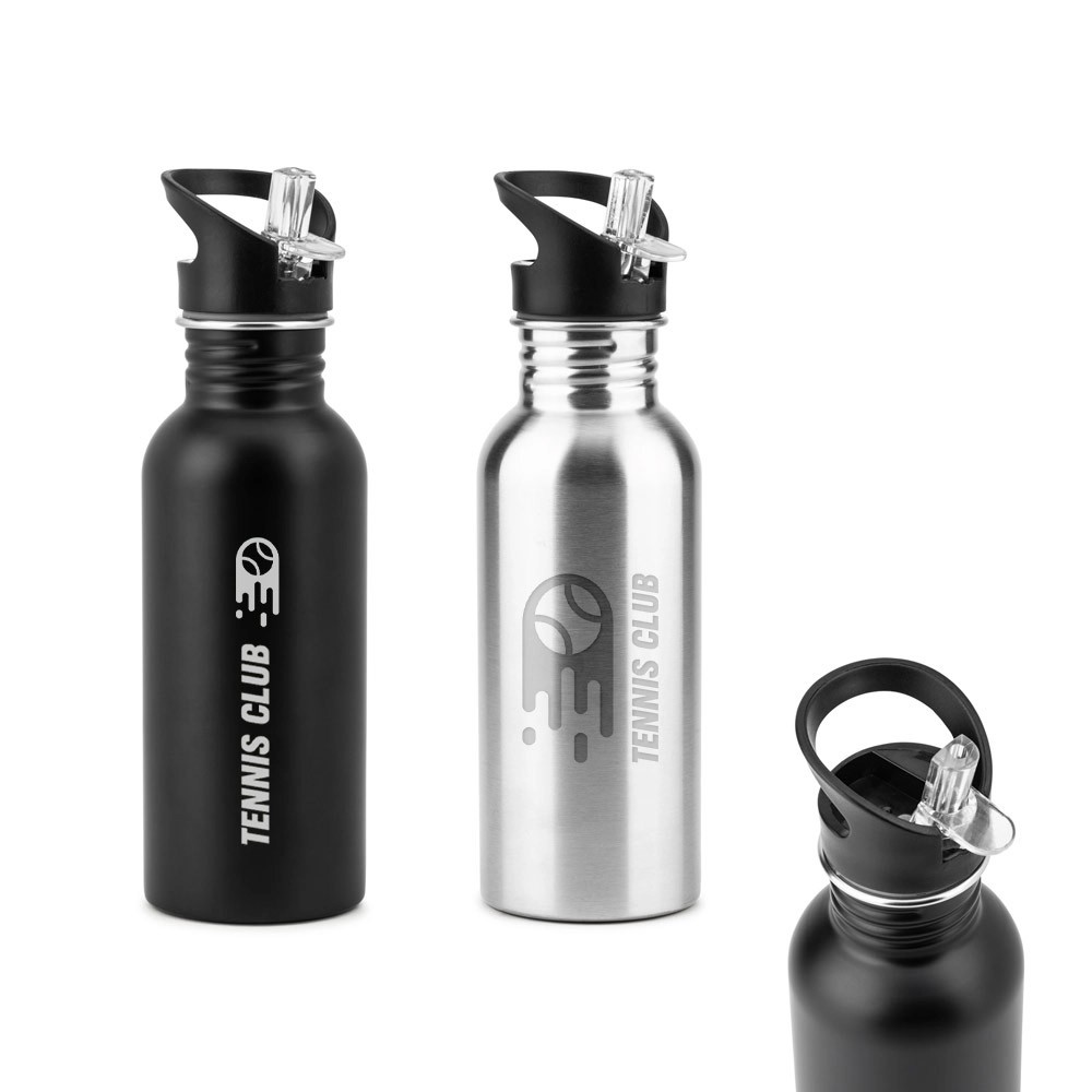 EDBERG. Botella de acero inoxidable de pared simple