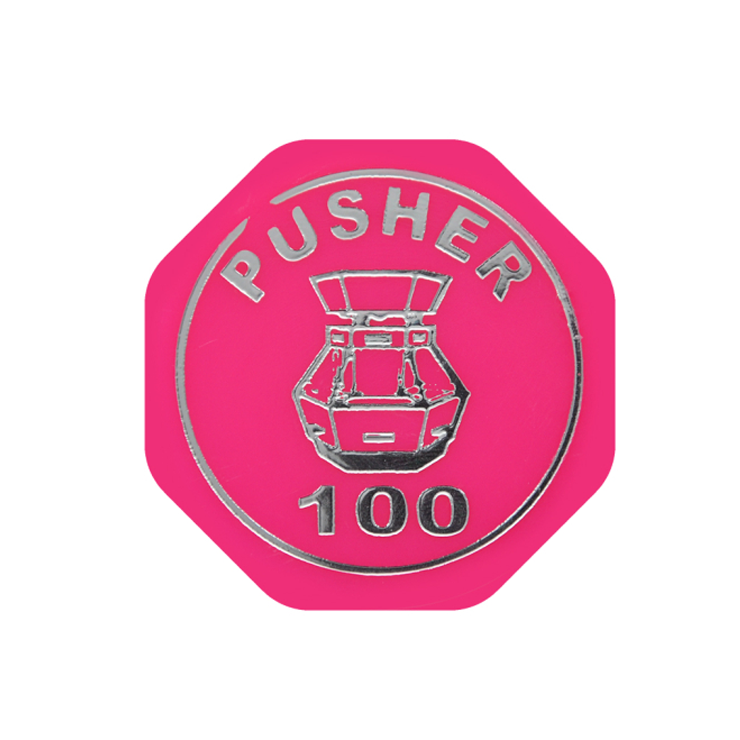 Fichas de feria con impresión de lámina octagonal - Badarán