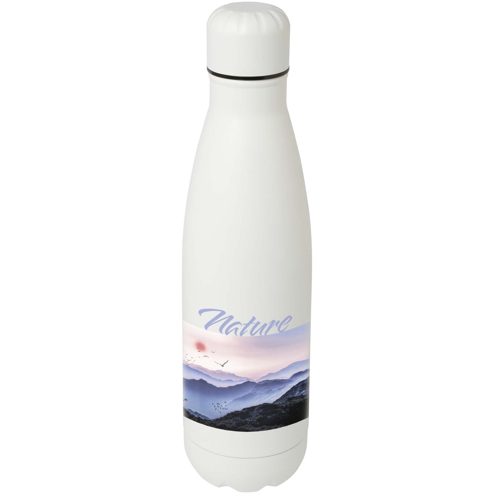 Botella de agua de acero inoxidable de pared simple de 750 ml RCS reciclada