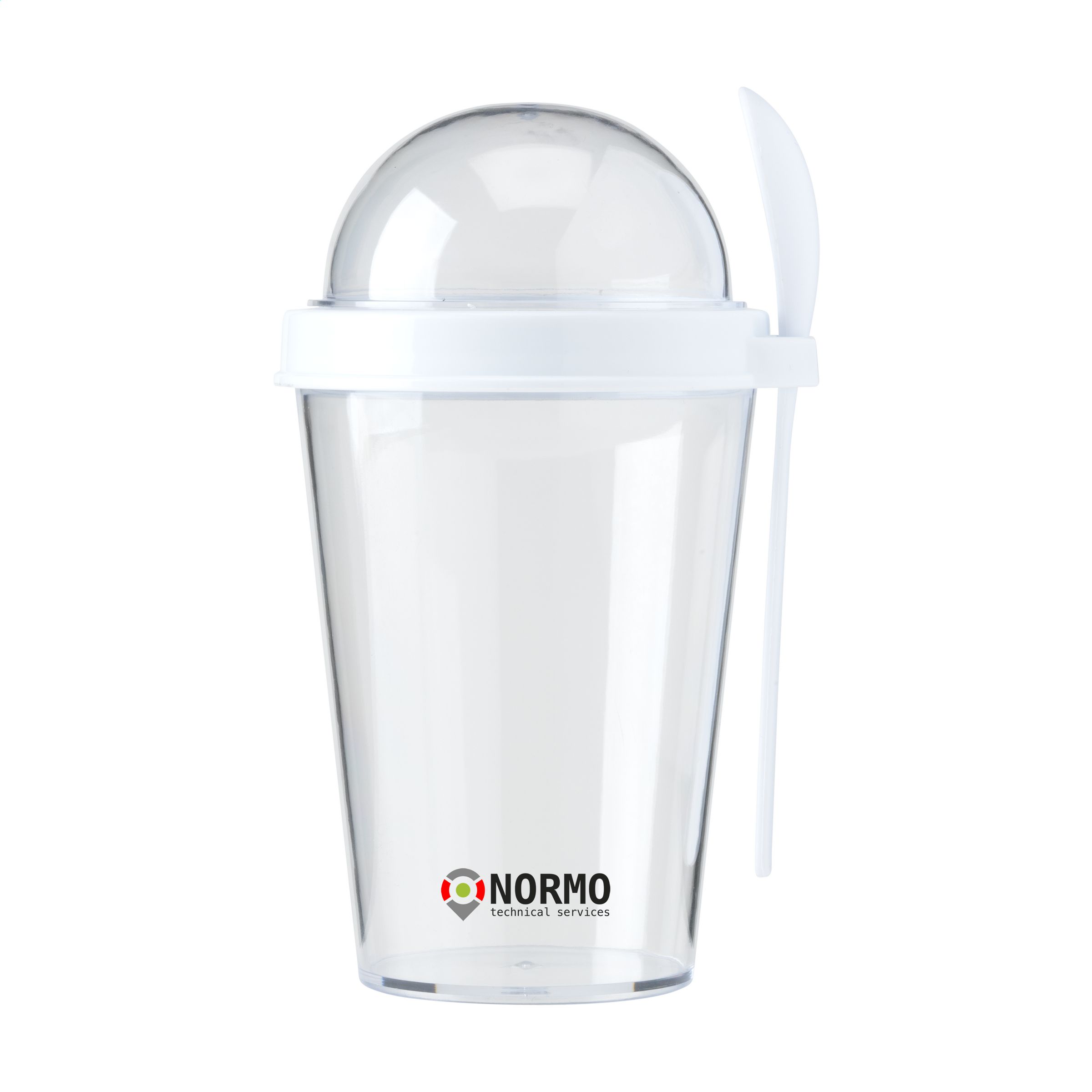 Vaso de Yogurt Transparente con Compartimento Separado - Scunthorpe - Ochánduri