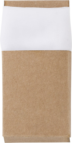 Bolsa de malla RPET con manga de papel Kraft - Valldemossa