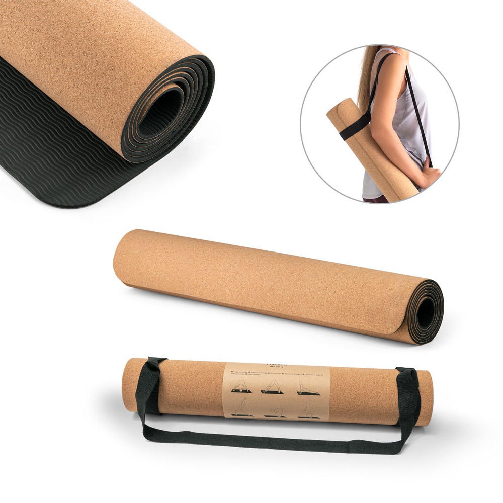 Alfombra Natural de Yoga - Noblejas bedrukken met logo