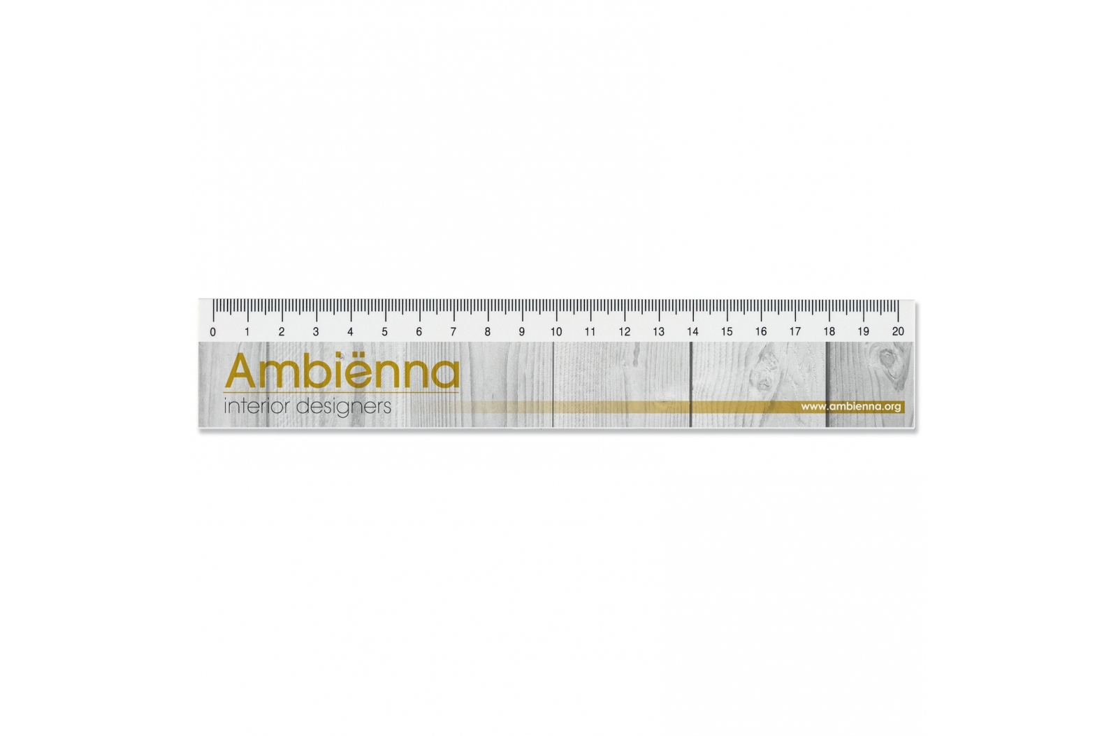 Regla Sintética Blanca de 20cm - Viniegra de Arriba
