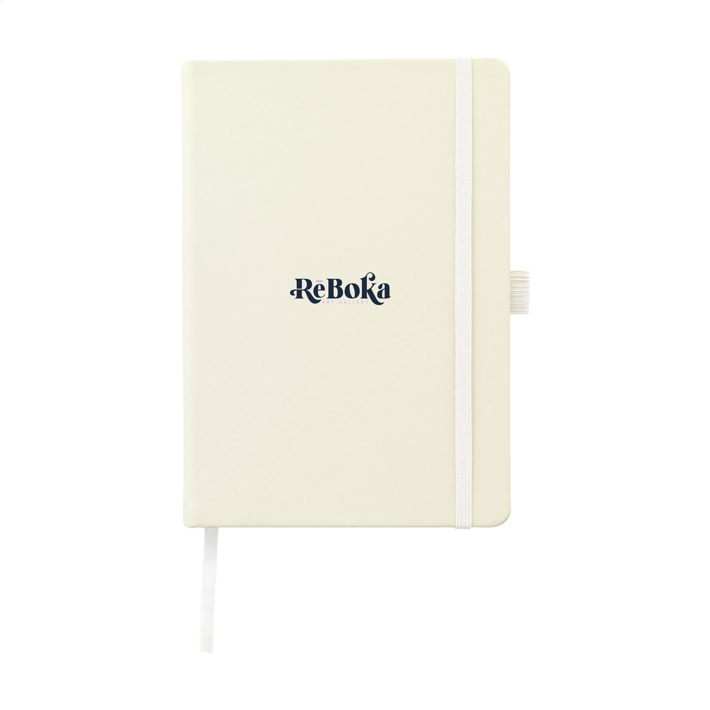 Cuaderno Piña EcoLuxe - Lupiñén-Ortilla impreso con logotipo