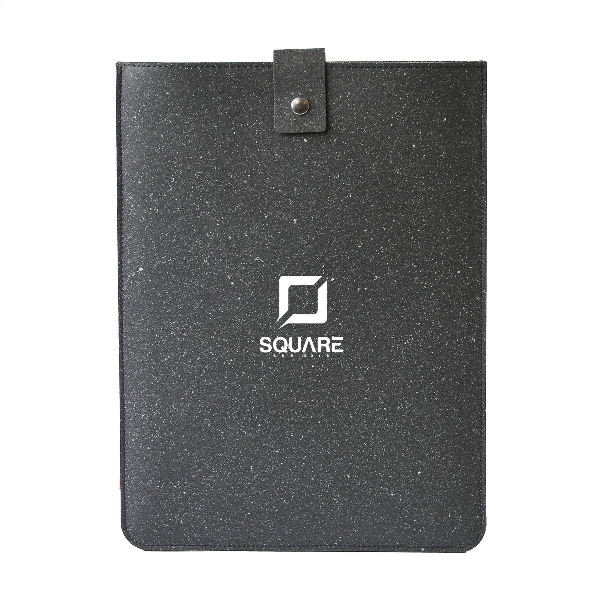 Funda para portátil de cuero reciclado 14"