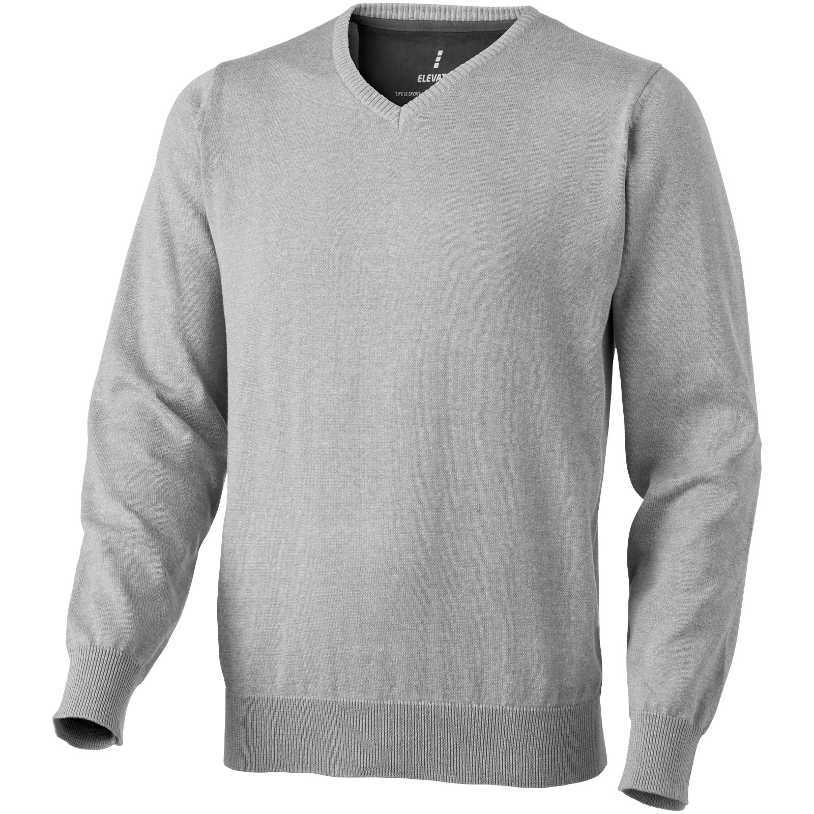 Suéter con cuello en V contrastado - Littledean - Sobrado