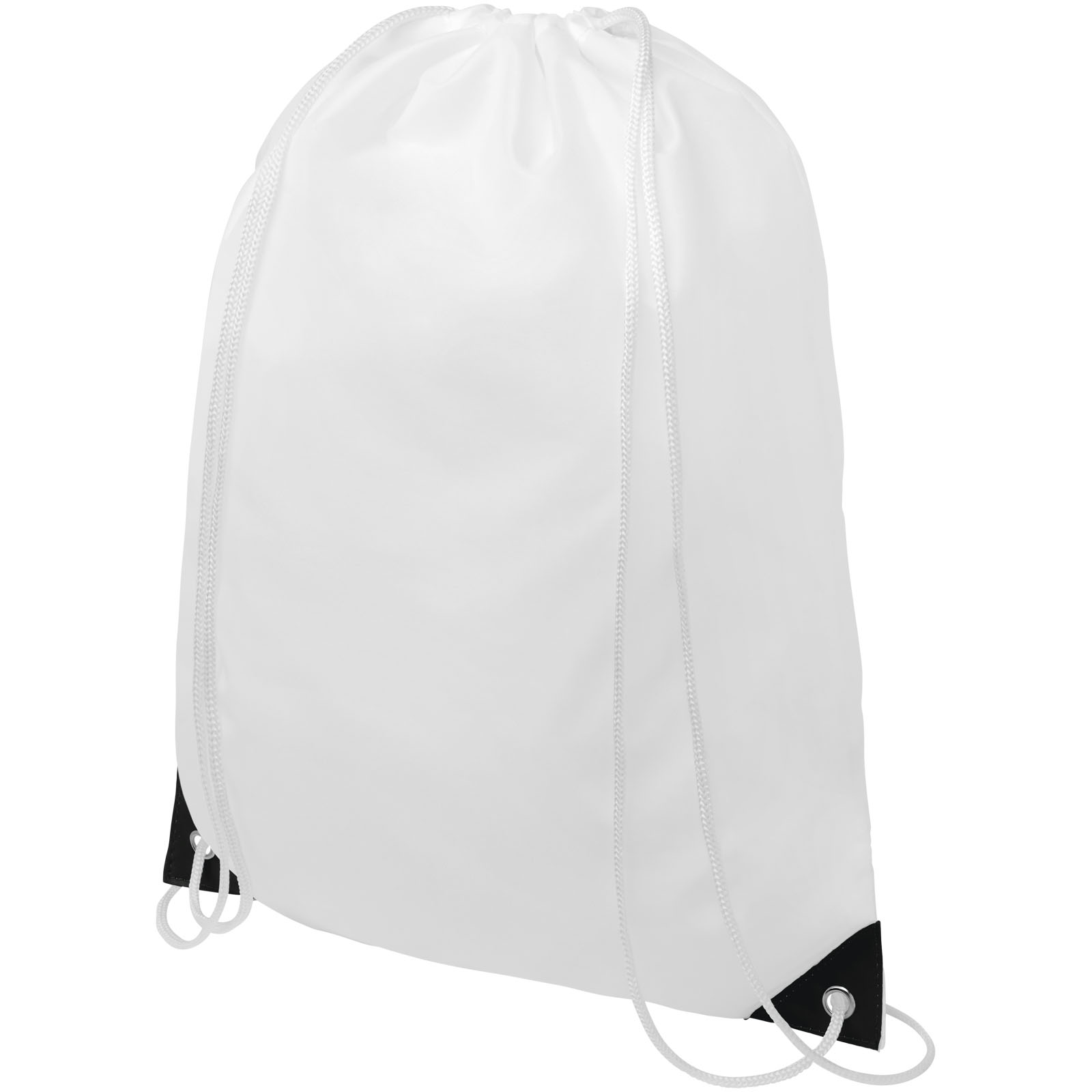 Mochila blanca con cordón y esquinas reforzadas - Iznatoraf