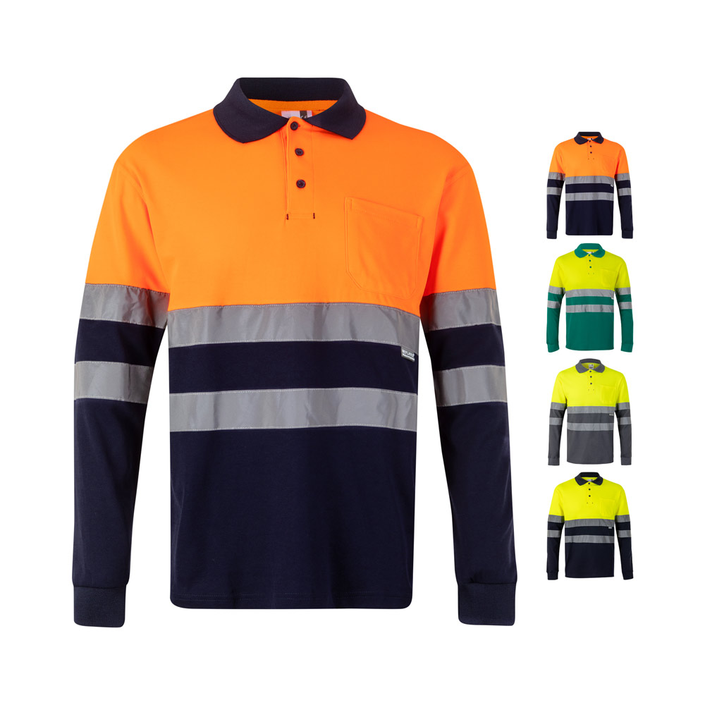 Camiseta Polo Reflectante de Dos Tonos - Botorrita