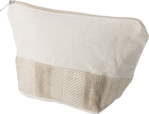Bolsa de aseo de algodón con cremallera - Fuenlabrada