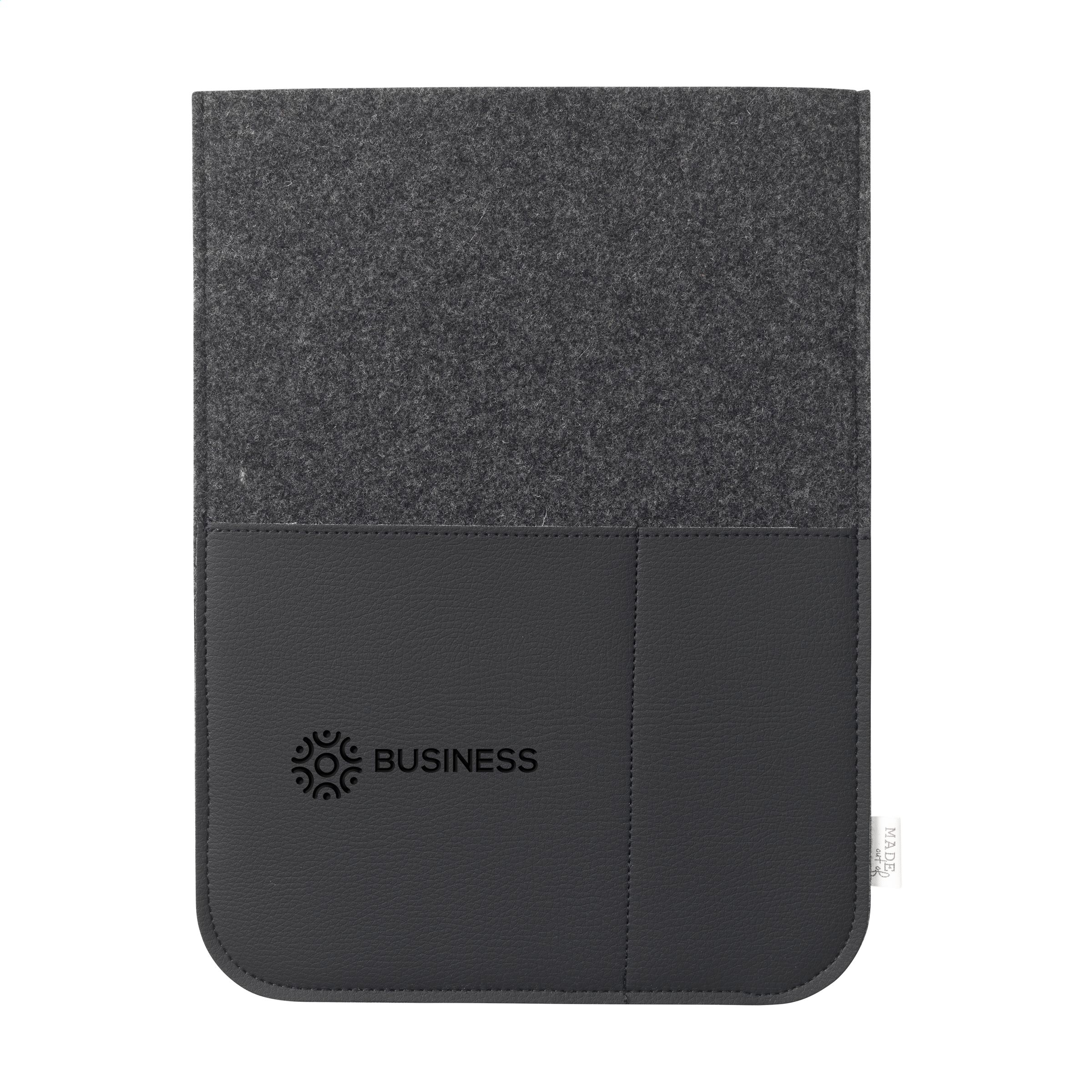 Funda para Portátil de Fieltro Reciclado y Cuero de Manzana 14 pulgadas - Cáceres