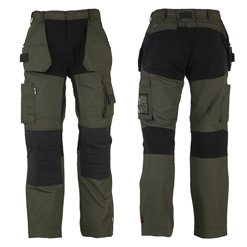 Pantalones de trabajo elásticos con múltiples bolsillos y refuerzo de Cordura® - Castellví de Rosanes
