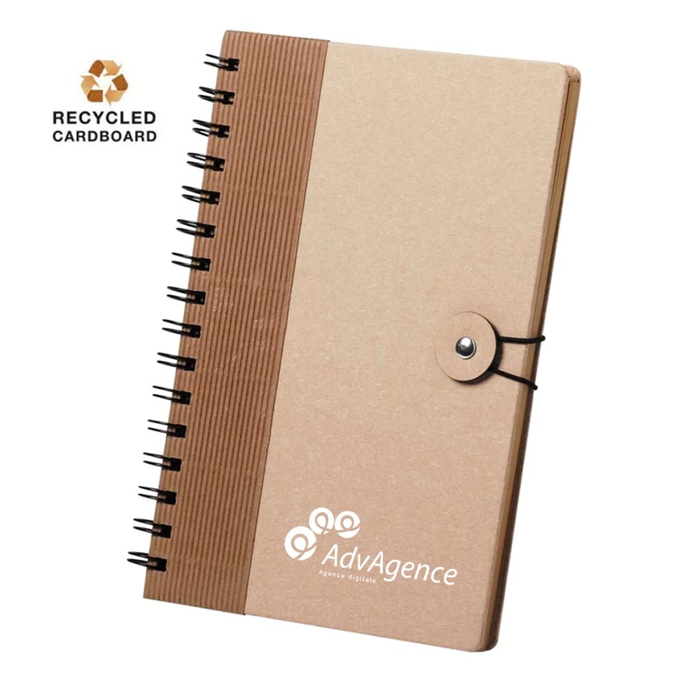 Cuaderno de Cartón Reciclado Eco-Amigable - Herreruela de Oropesa