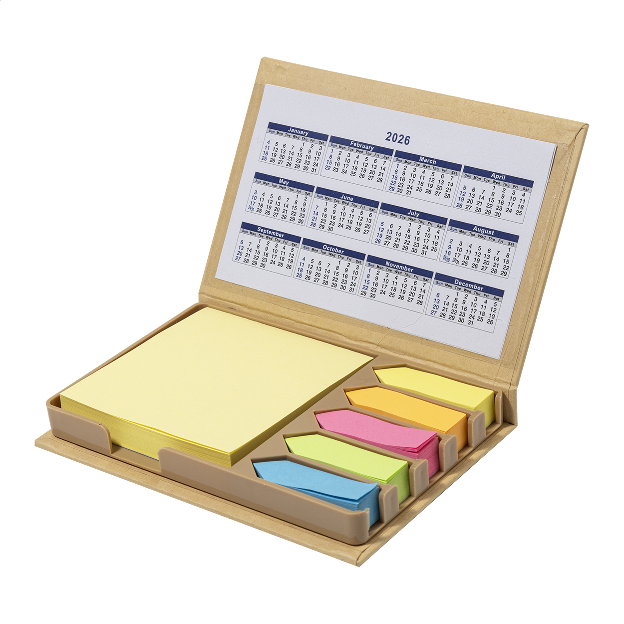 Bloc de Notas Adhesivas con Calendario - Rojales