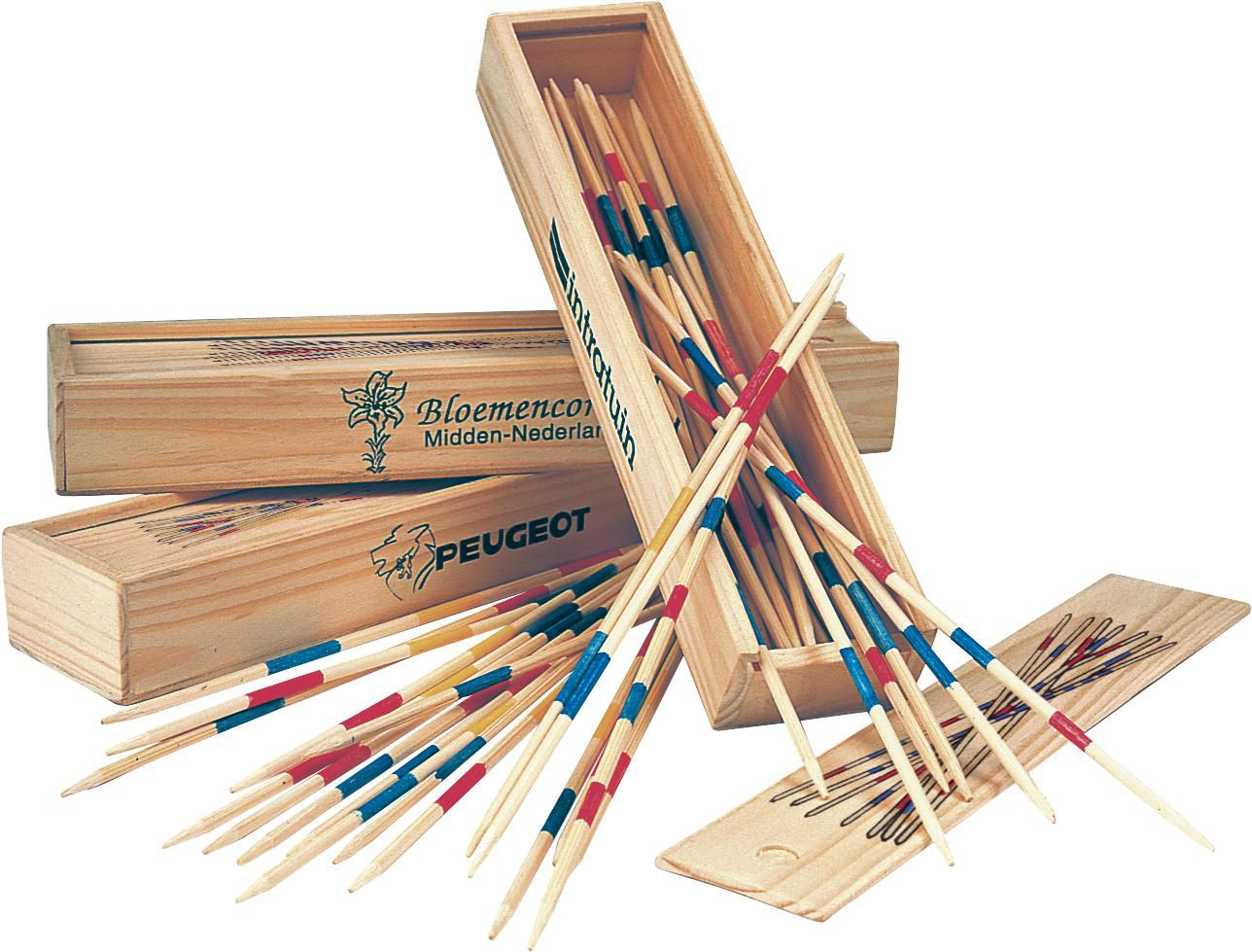 Juego de Mikado de Madera Eco - Torrent impreso con logotipo