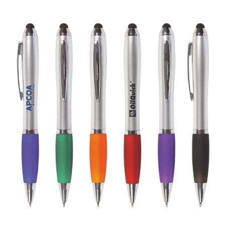 Bolígrafo de plástico SARK TOUCH Peekay con clip de metal - Pina de Ebro