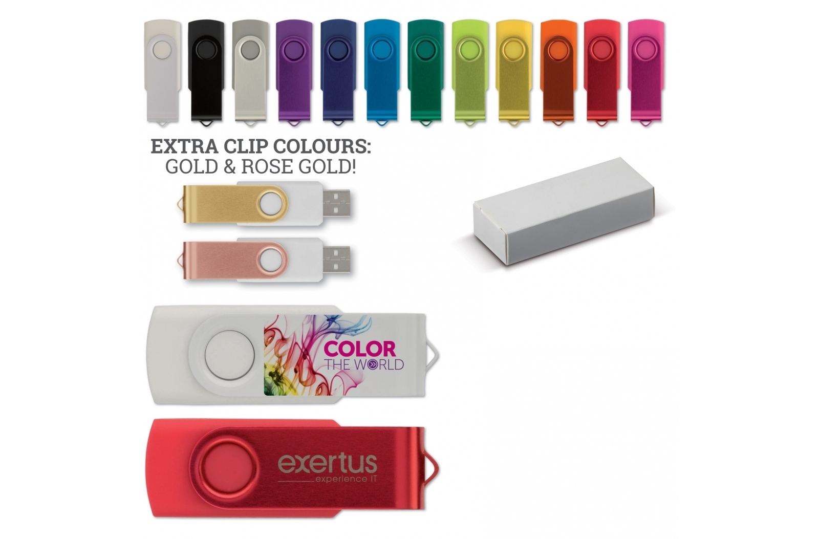 Memoria USB 2.0 de 4GB con tapa de rosca de aluminio - Torrijos