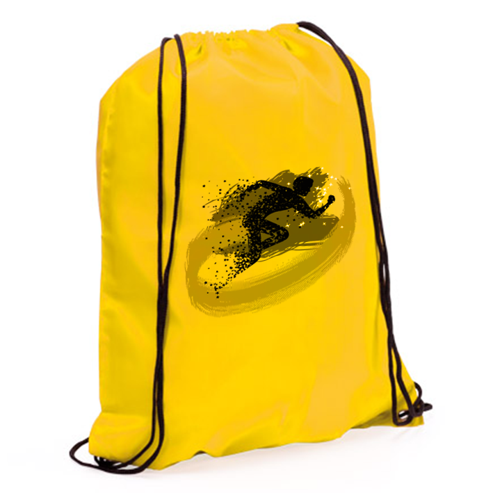 Mochila de cordón de poliéster suave 210T - Puértolas