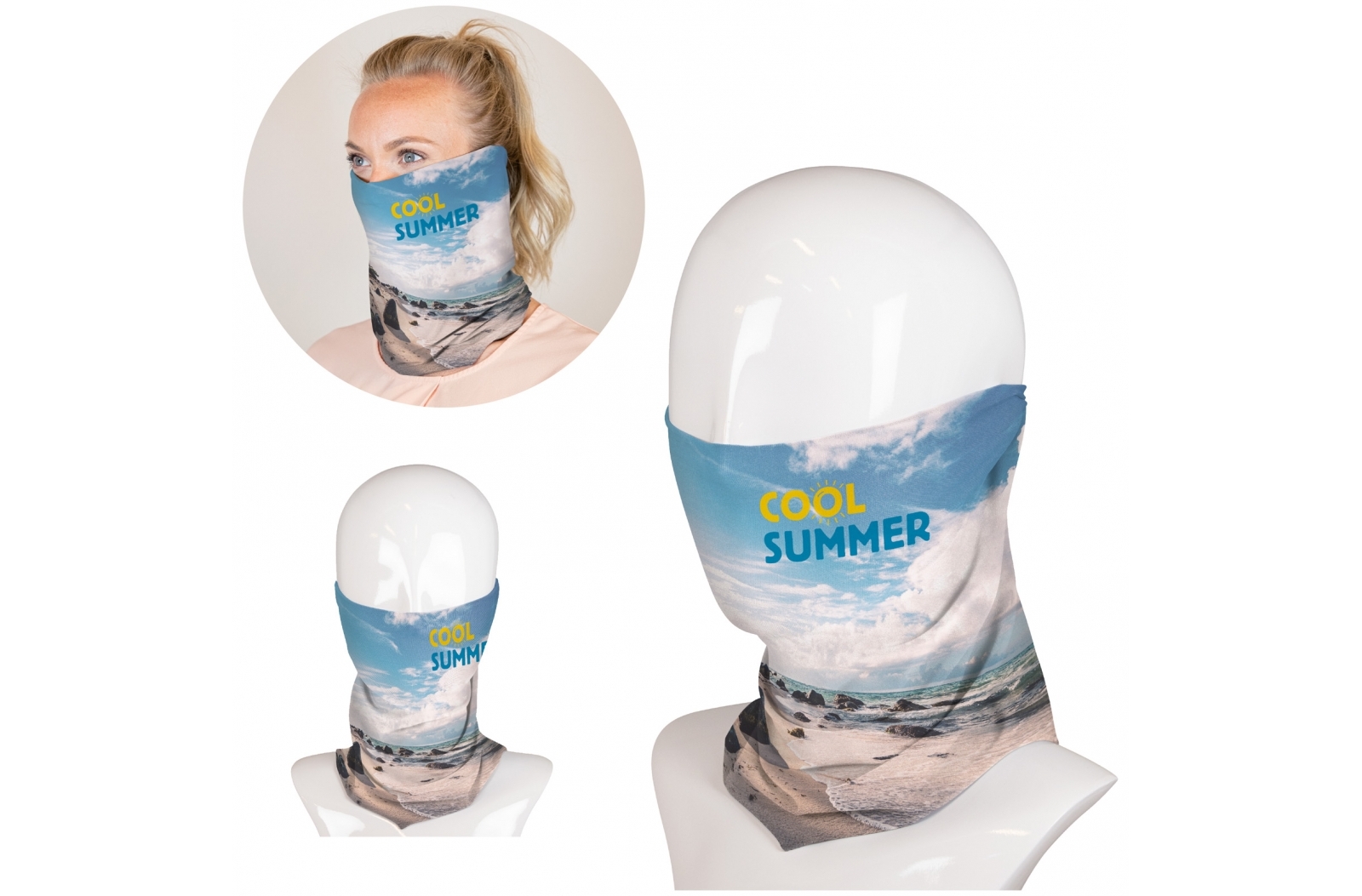 Bufanda Estampada Multifuncional - Fonz