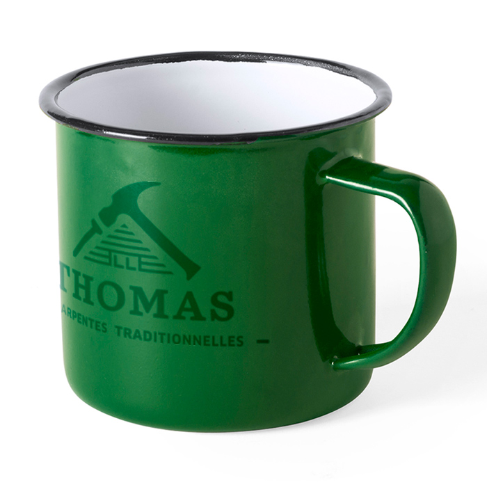 Taza de Metal de Estilo Retro Vintage 380ml - Casares