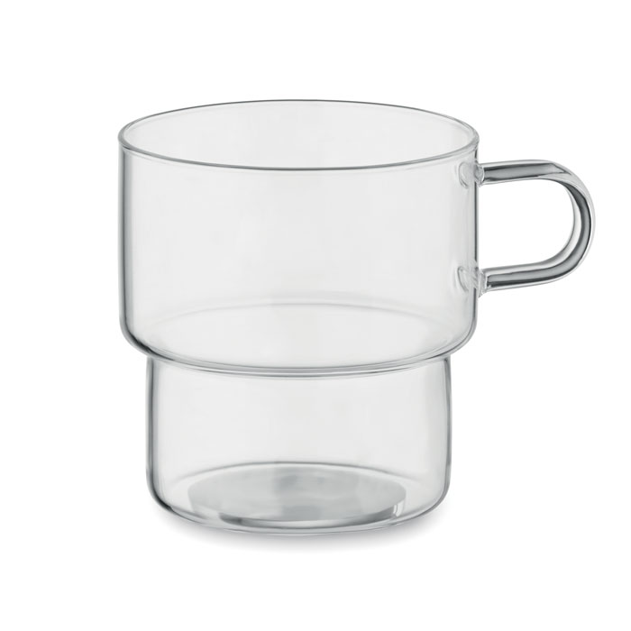 Taza Apilable de Vidrio de Borosilicato 300 ml - Santa Cruz de Moncayo