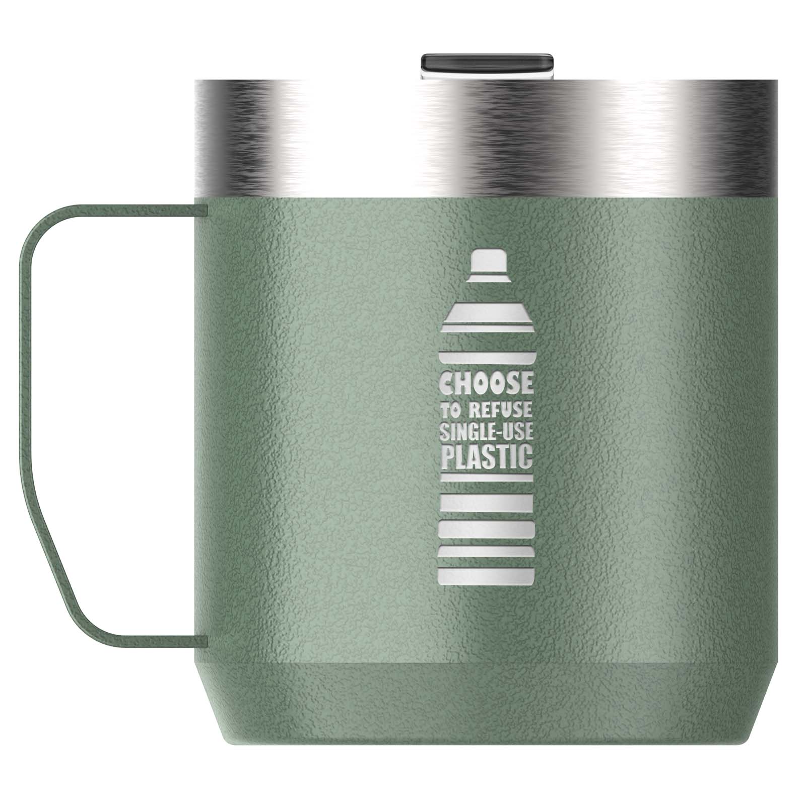 Taza de Acampada Acero Inoxidable 350 ml - Alicante impreso con logotipo