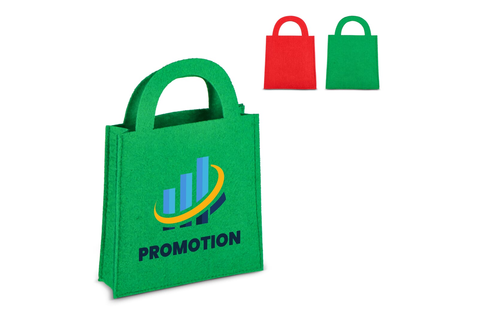 Bolsa de Regalo Festiva de Fieltro - Viacamp y Litera impreso con logotipo
